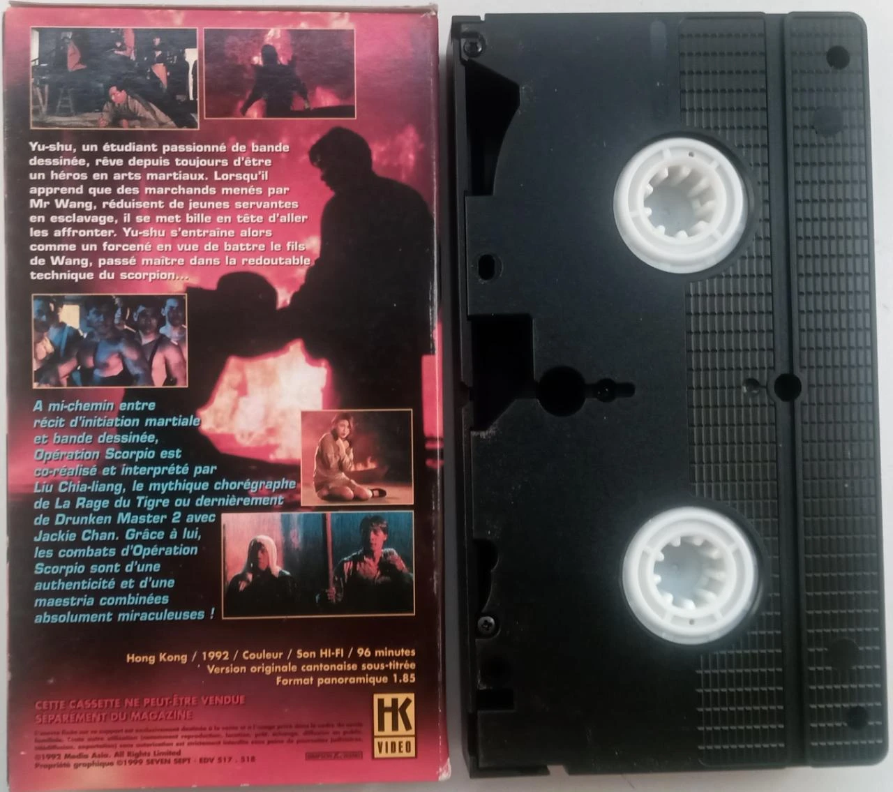VHS Operatie Scorpio – Hongkong actiefilm – vintage videocasette – photo 3
